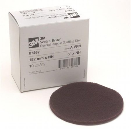 3M ABRASIVES 3M Abrasive 405-051131-07467 6 in. Scotch-Brite Scuffing Disc; Very Fine 405-051131-07467